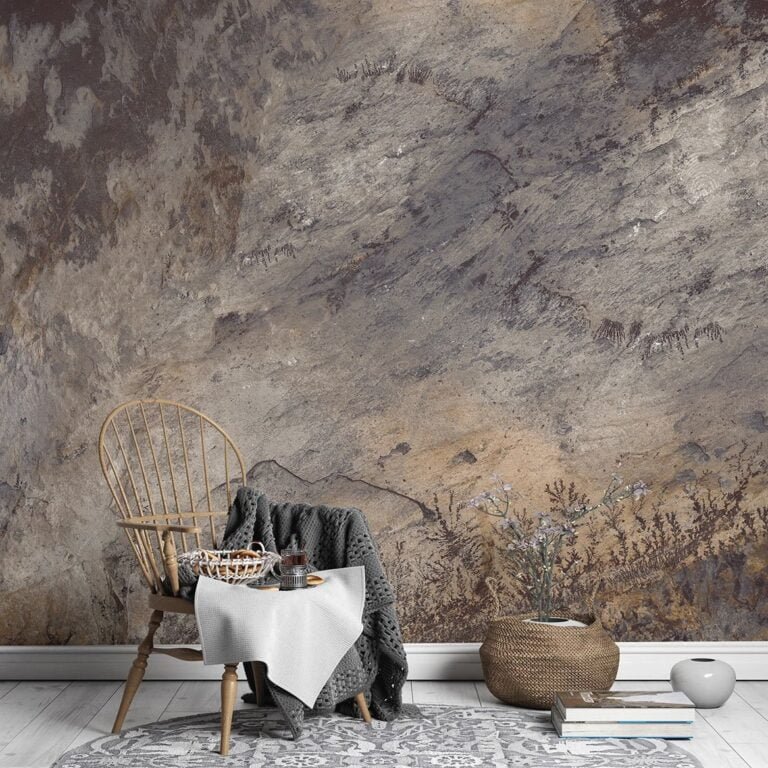 ancient honed stone wallpaper mural