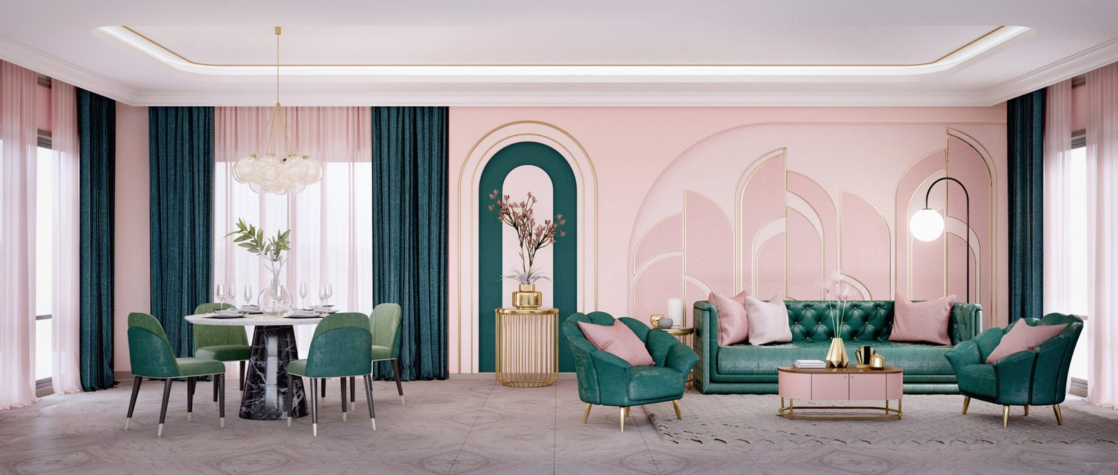 How To Design An Art Deco Living Room?