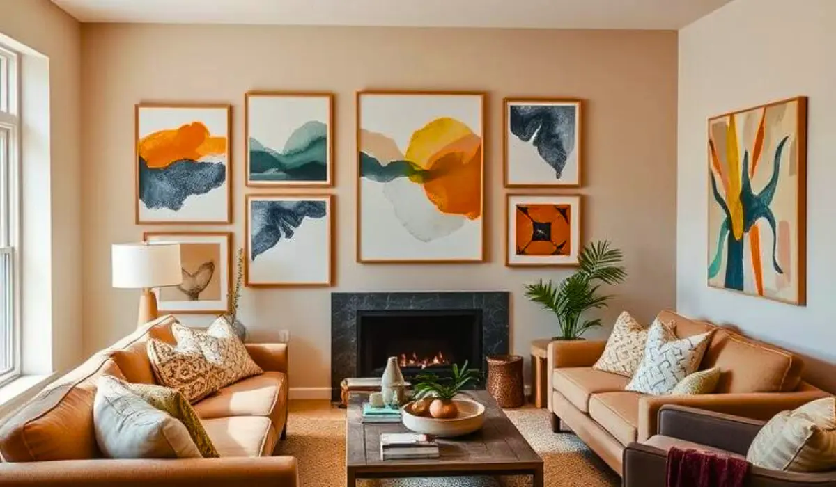 Abstract Wall Art for The Living Room